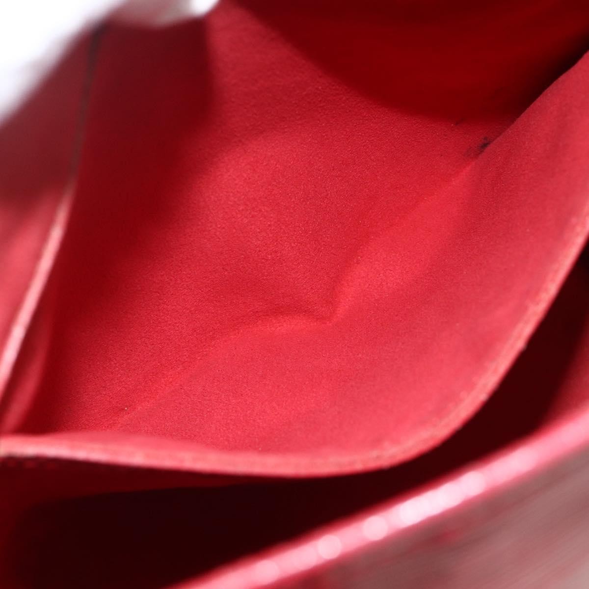 Louis Vuitton LOUIS VUITTON Epi Bucket PM Shoulder Bag Red M5899E LV Authentic bs34346