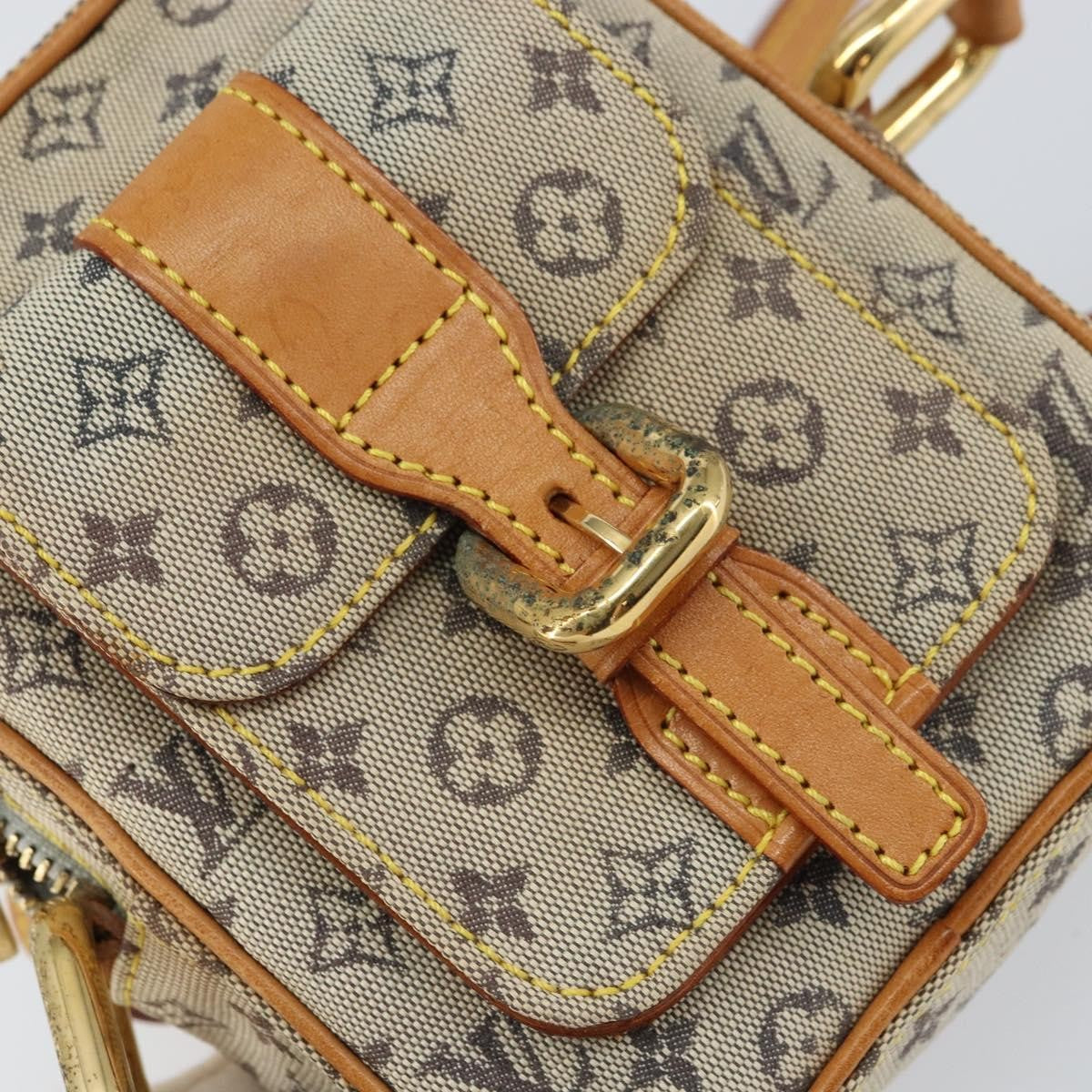 Louis Vuitton LOUIS VUITTON Monogram Mini Juliet PM Shoulder Bag Blue M92005 LV Authentic 157379