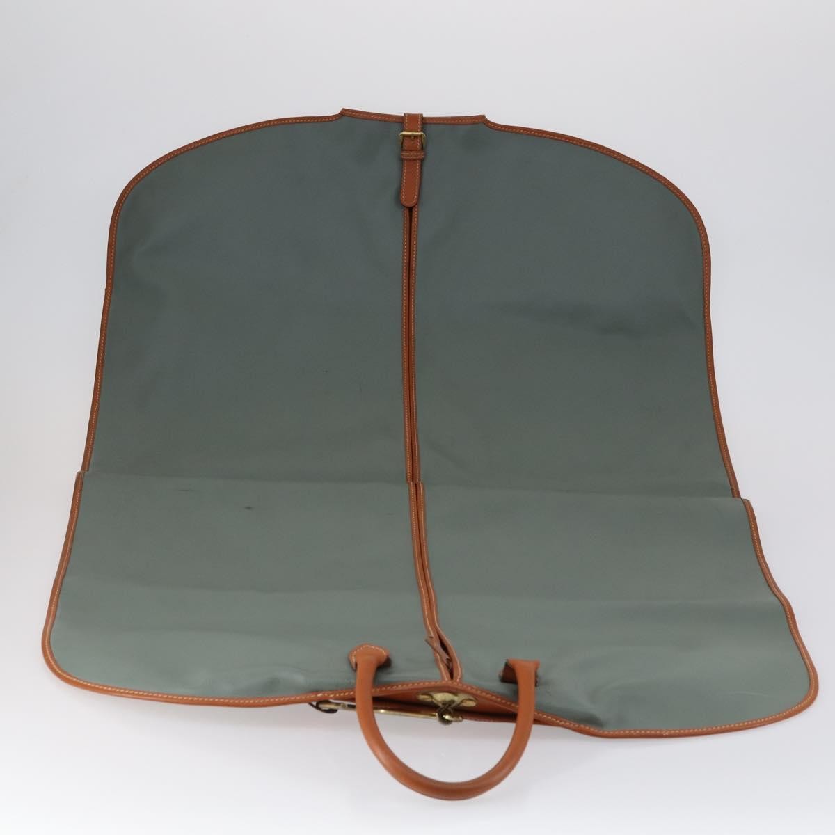Valentino VALENTINO Garment Cover Leather Green Gold Authentic bs31394 Bag
