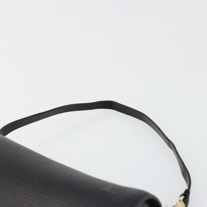 Louis Vuitton LOUIS VUITTON Epi Soufflot Pouch Black LV Authentic BA12311 Bag