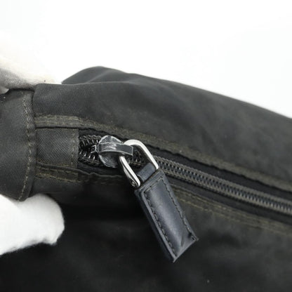 Prada PRADA Shoulder Bag Nylon Black Silver Authentic 175741