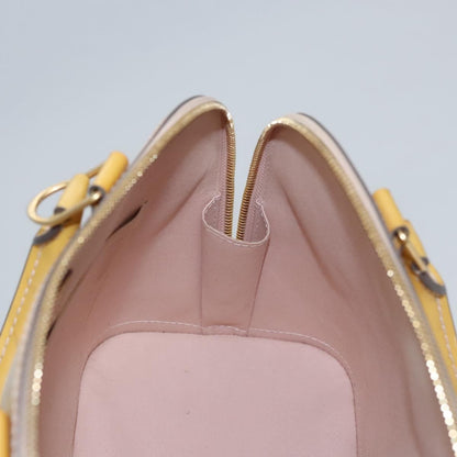 Louis Vuitton LOUIS VUITTON Monogram Vernis Alma PM Hand Bag 2way Dunne M90170 LV Authentic KD187