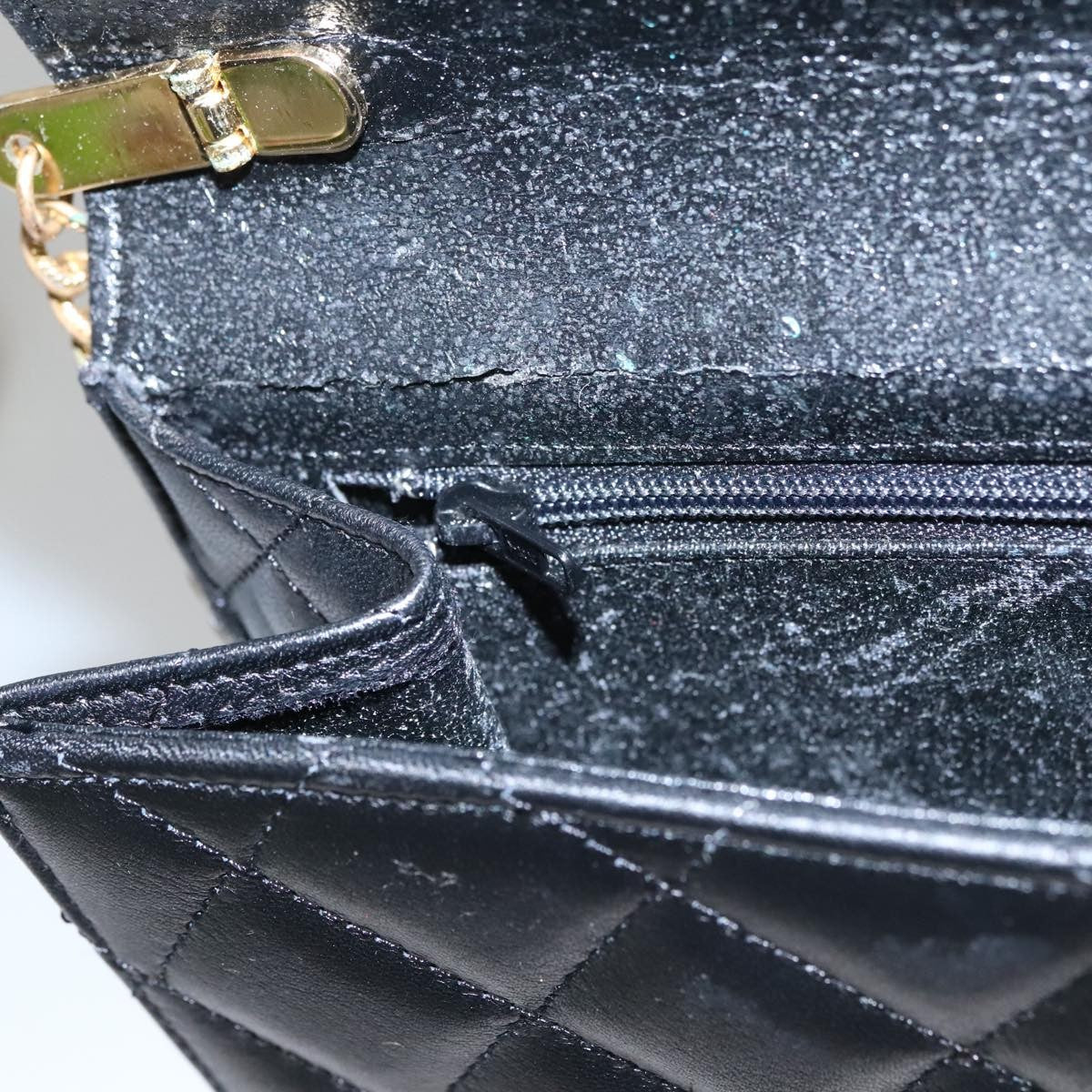 Givenchy GIVENCHY Chain Shoulder Bag Leather Black Authentic bs20851