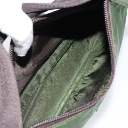 Prada PRADA Hand Bag Nylon Green Authentic 152801