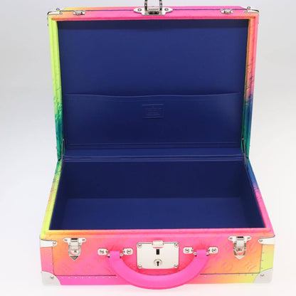 Louis Vuitton LOUIS VUITTON Taurillon Illusion Cotoville 40 Trunk Multicolor LV Authentic yk15763S Bag