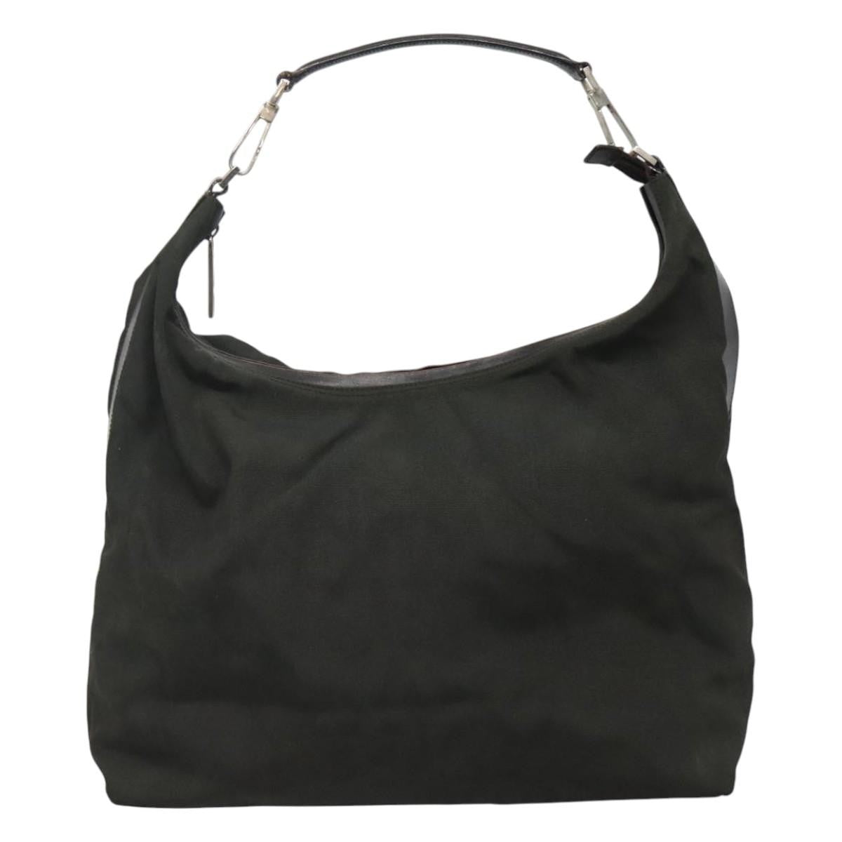 Gucci GUCCI Shoulder Bag Canvas Khaki Authentic ti2779
