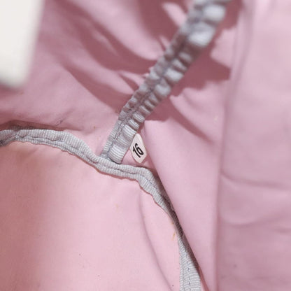 Prada PRADA Pouch Nylon Pink Silver Authentic 129576 Bag