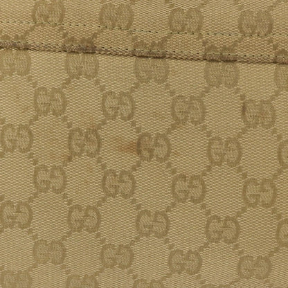 Gucci GUCCI GG Canvas Shoulder Bag Beige Gold 90646 Authentic mr1955