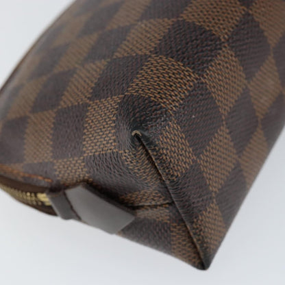 Louis Vuitton LOUIS VUITTON Damier Ebene Pochette Cosmetic PM Pouch N47516 LV Authentic 153562 Bag