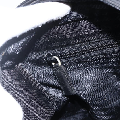 Prada PRADA Chain Shoulder Bag Nylon Black Authentic 170424