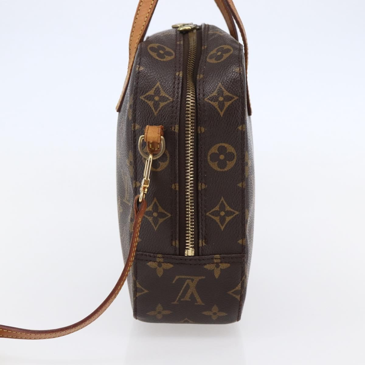Louis Vuitton LOUIS VUITTON Monogram Spontini Hand Bag M47500 LV Authentic 147162