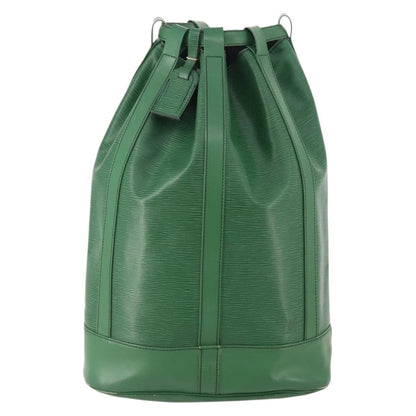 Louis Vuitton LOUIS VUITTON Epi Randonnee GM Shoulder Bag Green M43084 LV Authentic SW2146