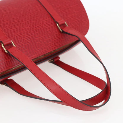 Louis Vuitton LOUIS VUITTON Epi Soufflot Hand Bag Red M52227 LV Authentic mr1713V