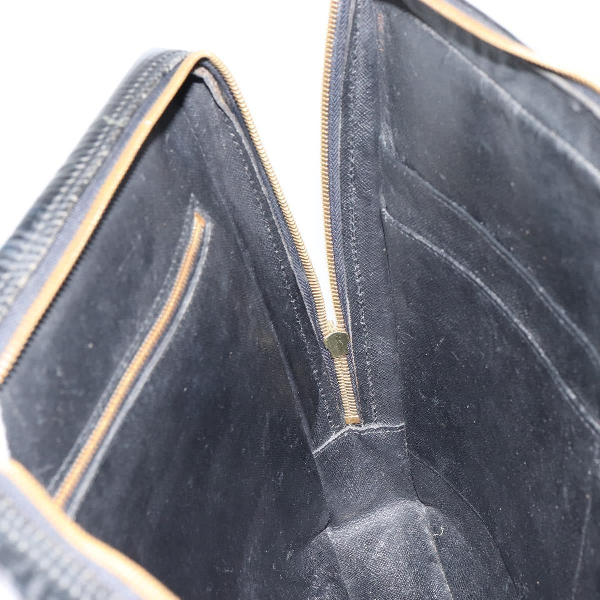 Louis Vuitton LOUIS VUITTON Epi Porte Documents Voyage Bag Black M40321 LV Authentic bs31789
