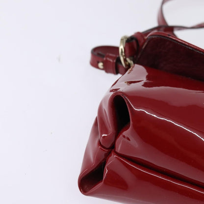Chloé Chloé Chloe 2way Pouch Enamel Red Gold Authentic bs29581 Bag