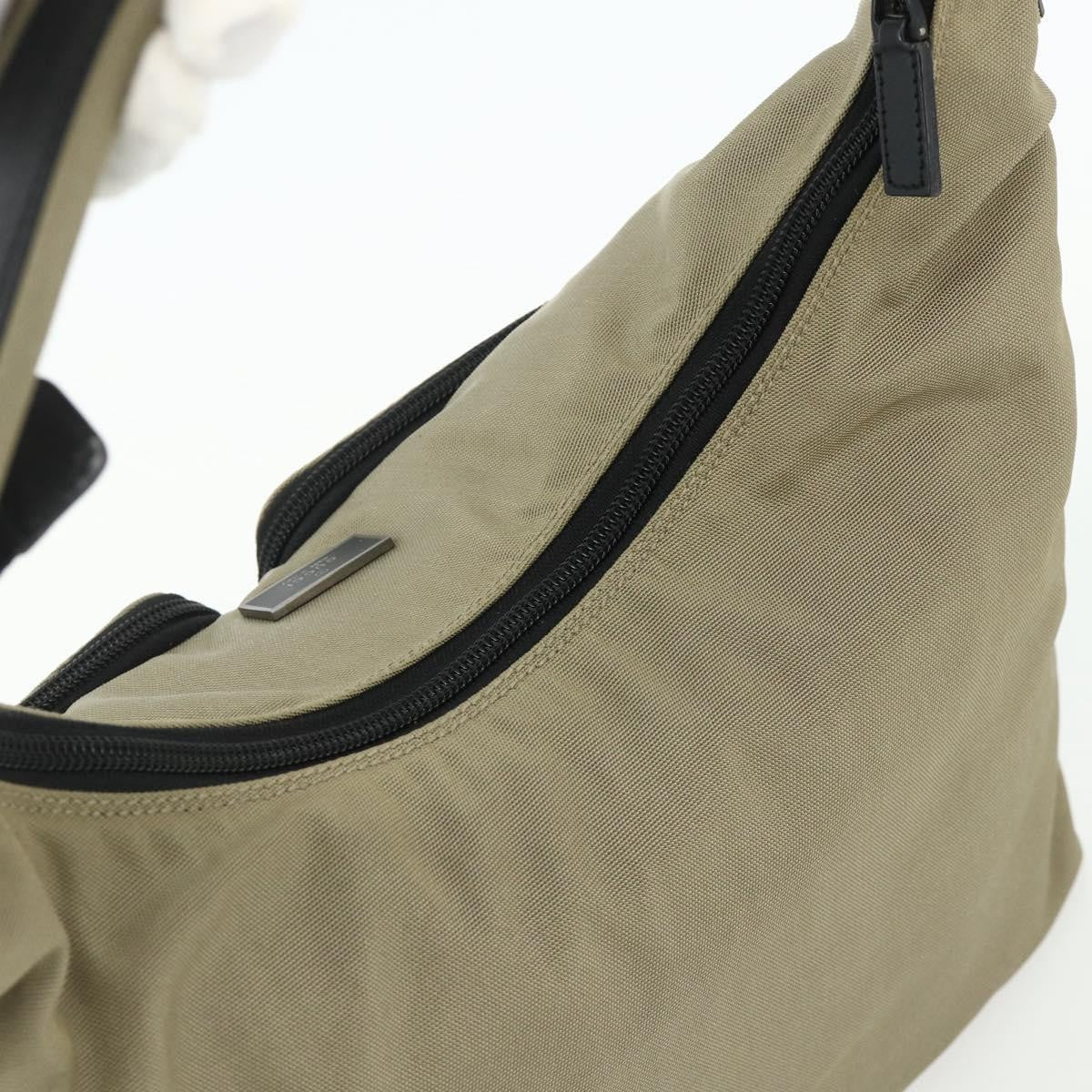Gucci GUCCI Shoulder Bag Nylon Beige 001 3380 1705 Authentic ti3889