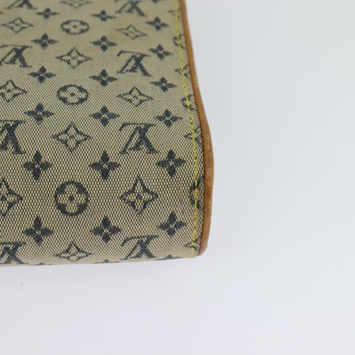 Louis Vuitton LOUIS VUITTON Monogram Mini Camille Chain Shoulder Bag Blue M92002 Authentic BD1396