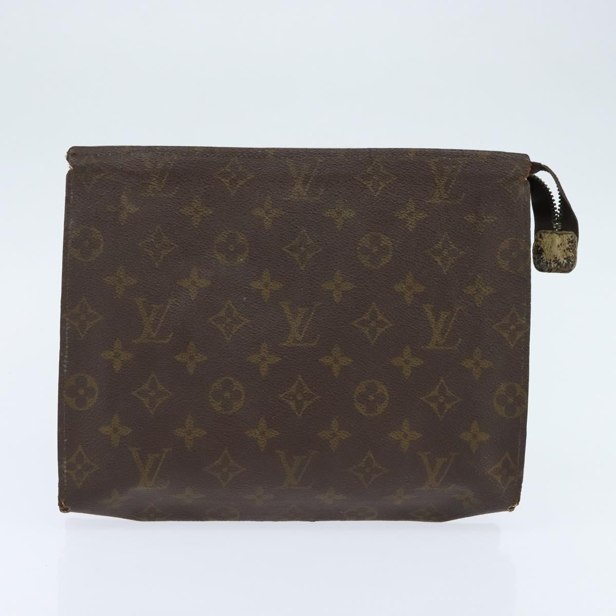 Burberrys Burberrys Louis Vuitton Monogram Clutch Bag PVC Vintage 3 Set Beige Authentic am9305