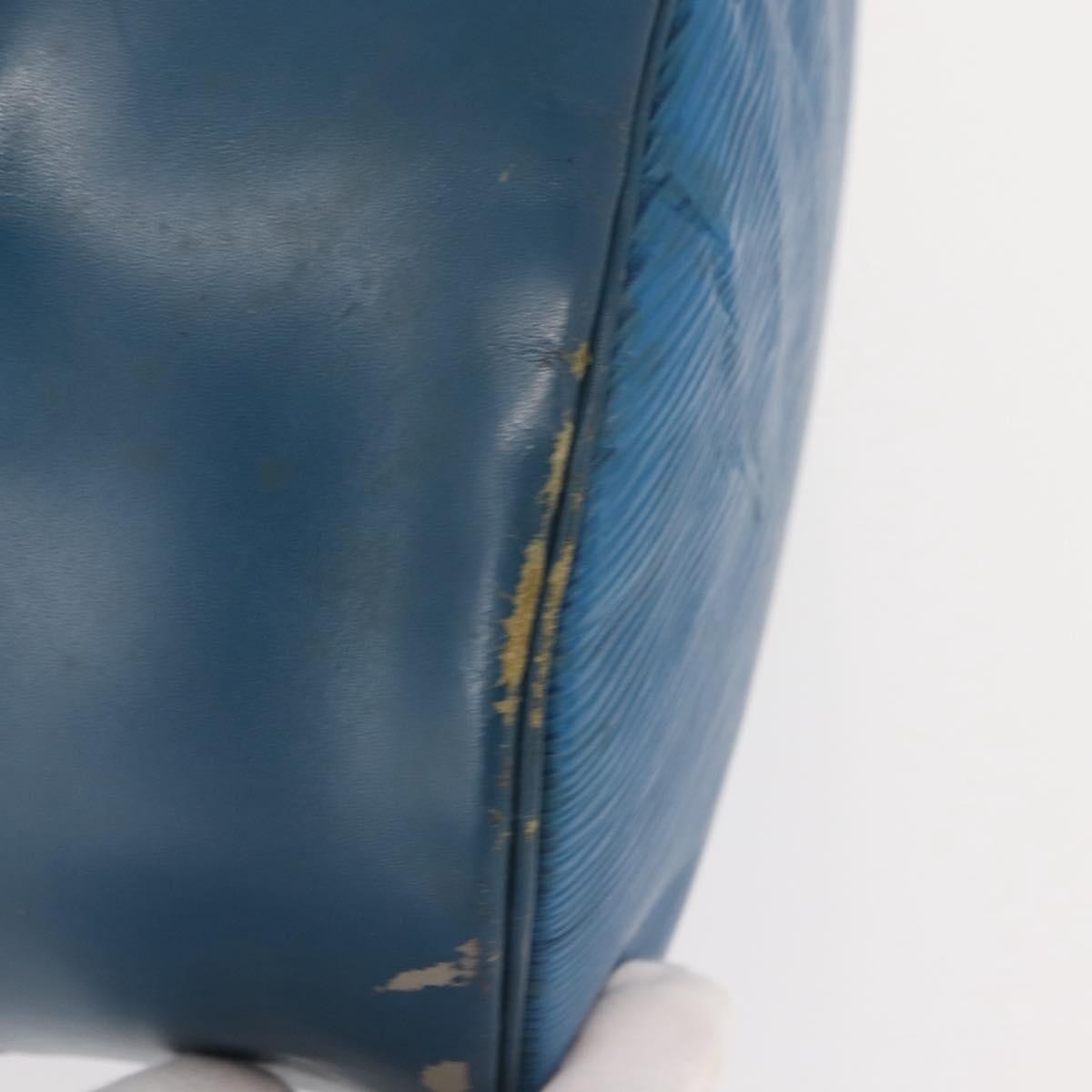 Louis Vuitton LOUIS VUITTON Epi Randonnee GM Shoulder Bag Blue M43085 LV Authentic 148058