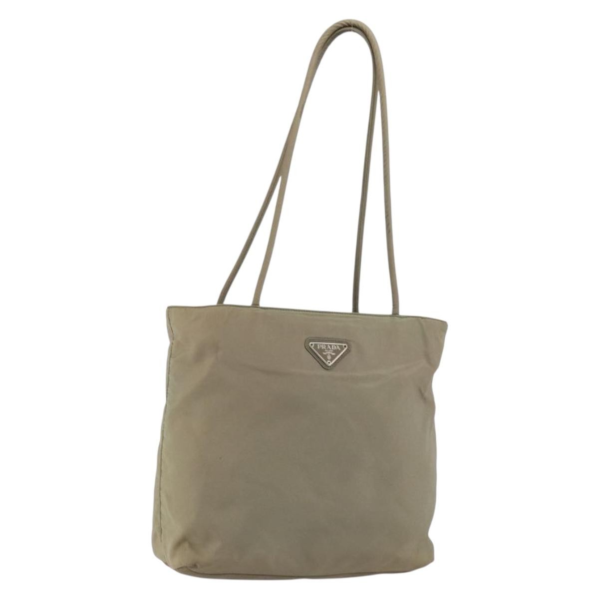 Prada PRADA Tote Bag Nylon Gray Authentic 148395