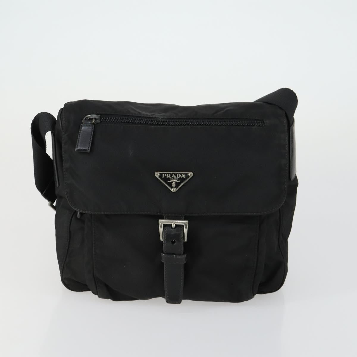 Prada PRADA Hand Bag Nylon 5 Set Khaki Black Authentic 160316