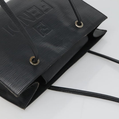 Fendi FENDI Shoulder Bag Leather Black Authentic 124503