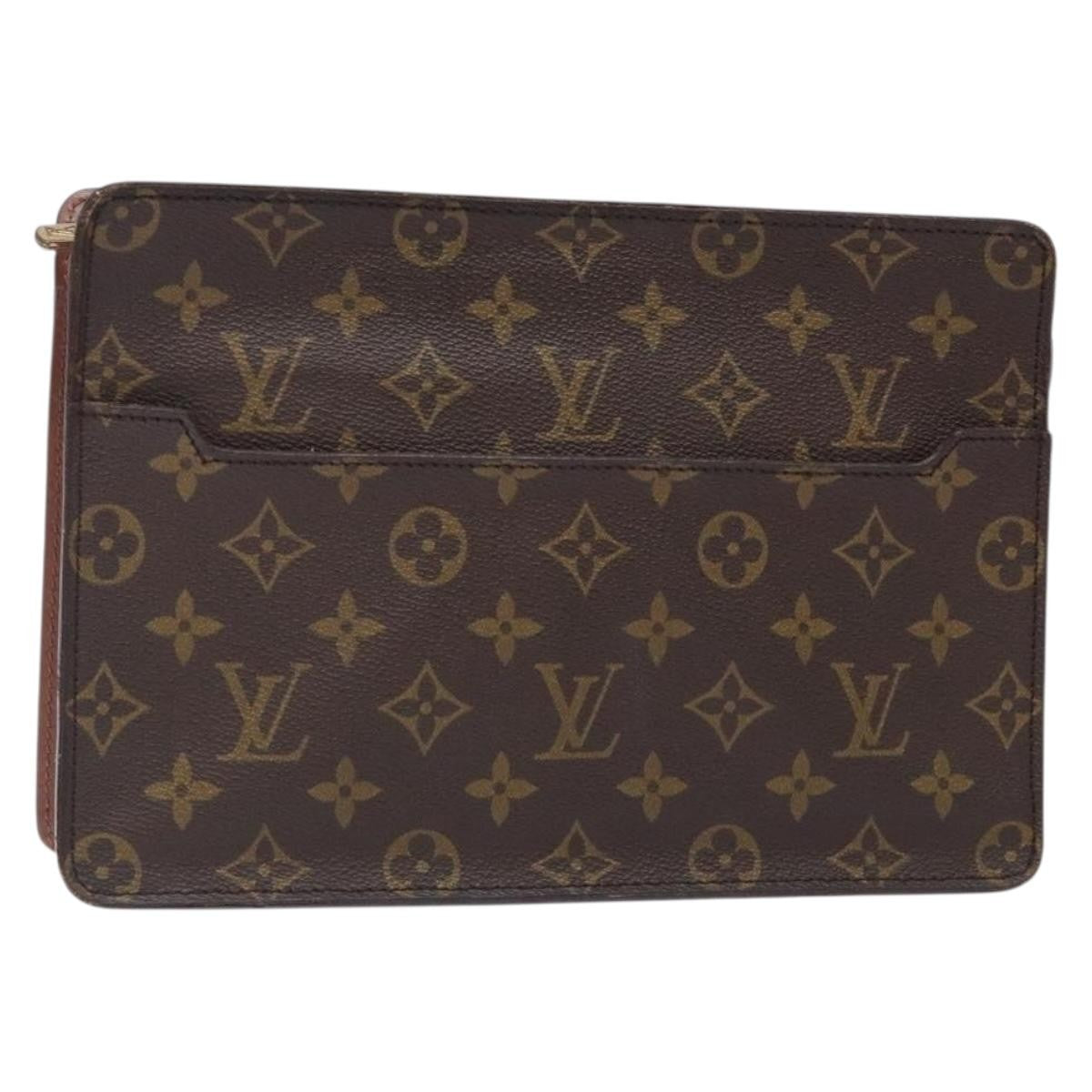 Louis Vuitton LOUIS VUITTON Monogram Pochette Homme Clutch Bag M51795 LV Authentic 133107