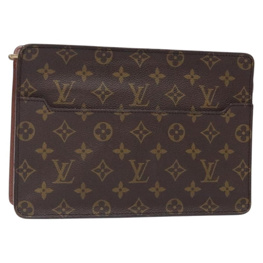 Louis Vuitton LOUIS VUITTON Monogram Pochette Homme Clutch Bag M51795 LV Authentic 133107