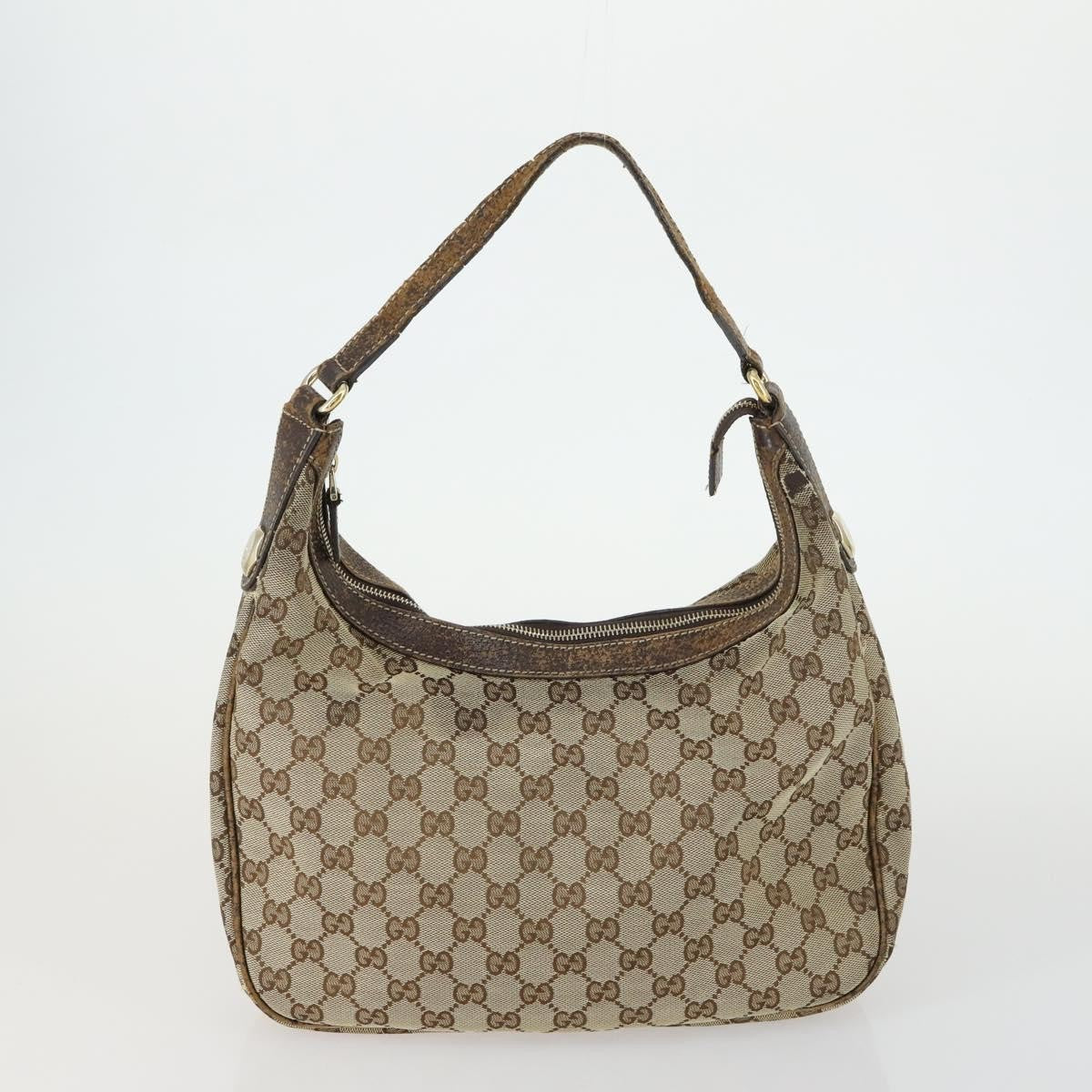 Gucci GUCCI GG Canvas Shoulder Bag 2 Set Beige Authentic bs31982