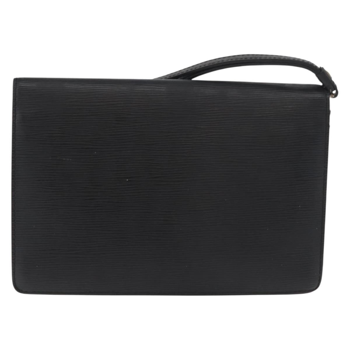 Louis Vuitton LOUIS VUITTON Epi Serie Dragonne Clutch Bag Black Noir M52612 LV Authentic bs35123