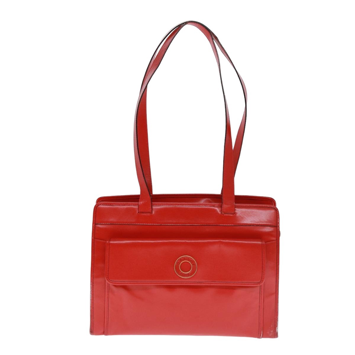 Celine CELINE Shoulder Bag Leather Red Authentic bs15049