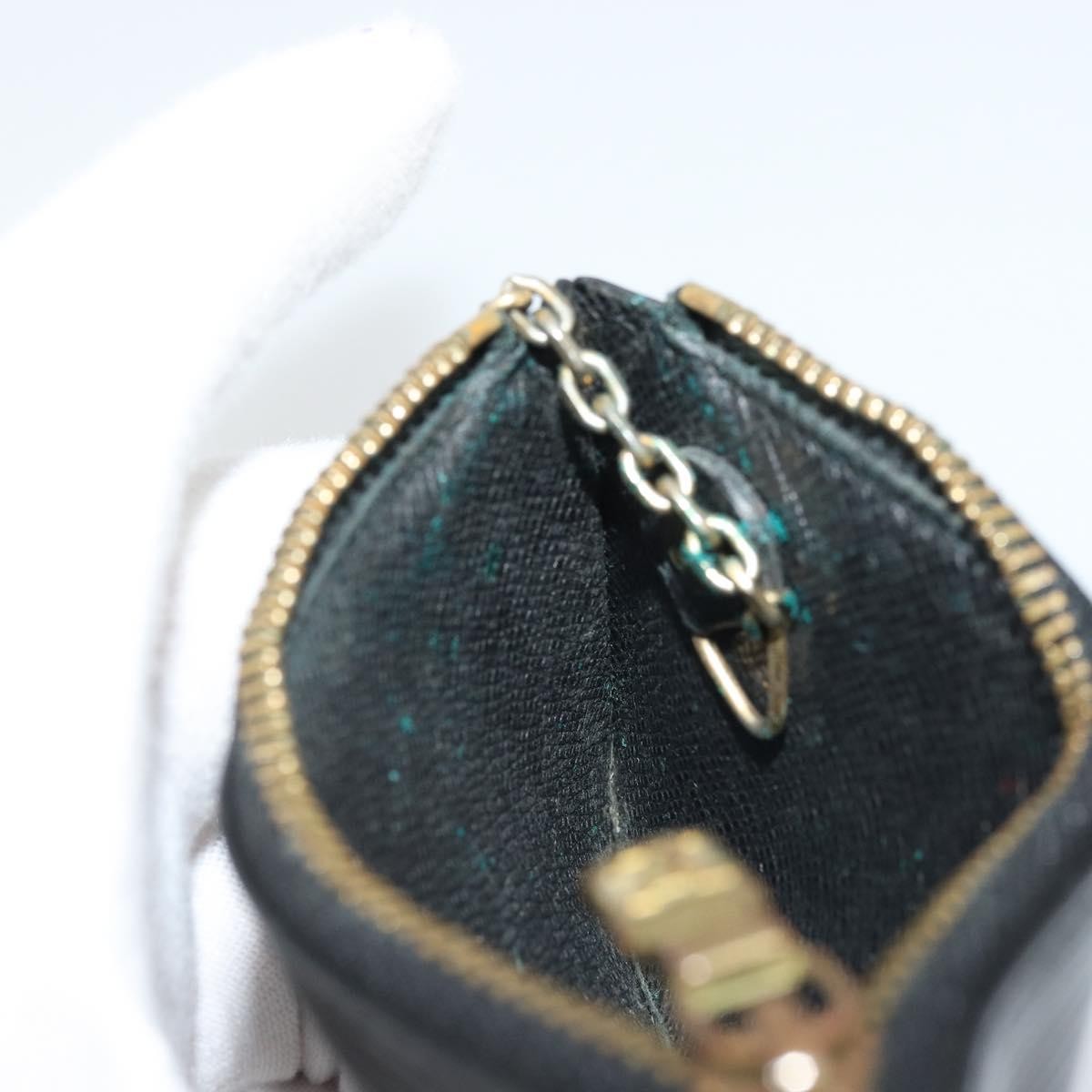 Louis Vuitton LOUIS VUITTON Epi Pochette Cles Coin Purse Black M63802 LV Authentic YKZ1632