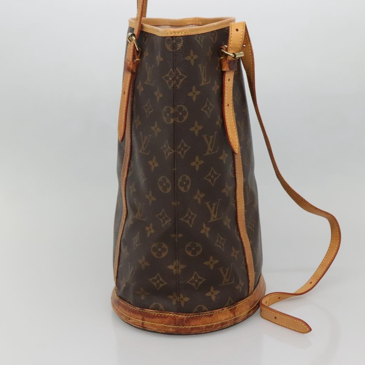 Louis Vuitton LOUIS VUITTON Monogram Bucket GM Shoulder Bag M42236 LV Authentic 71488