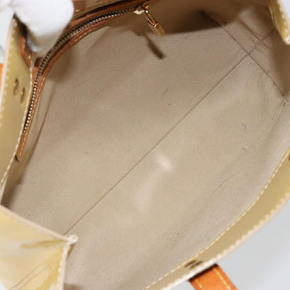 Louis Vuitton LOUIS VUITTON Monogram Vernis Reade PM Hand Bag Beige M91334 LV Authentic ep10940