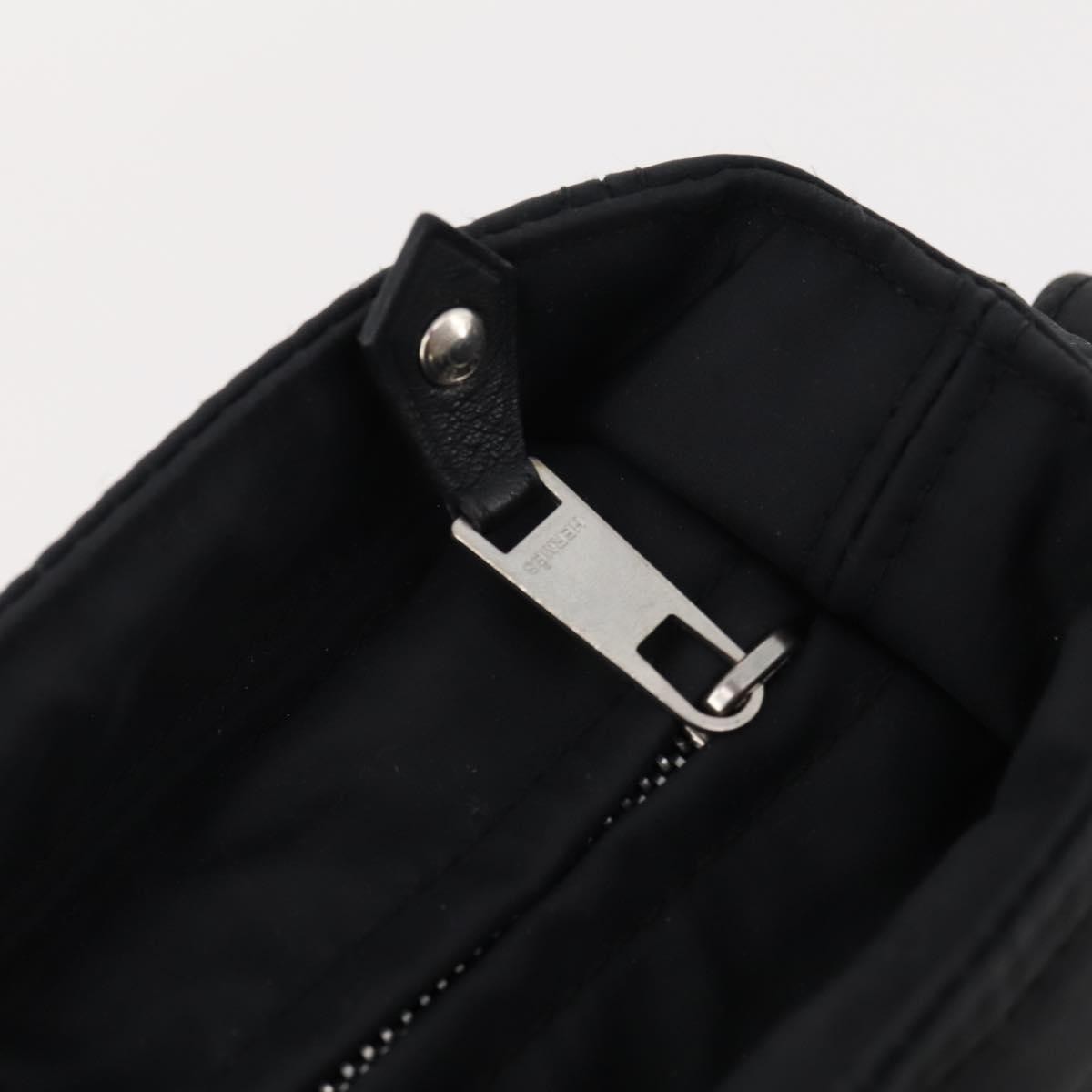 Hermès Hermès HERMES Acapulco Basas MM Shoulder Bag Nylon Black Authentic BAZ192