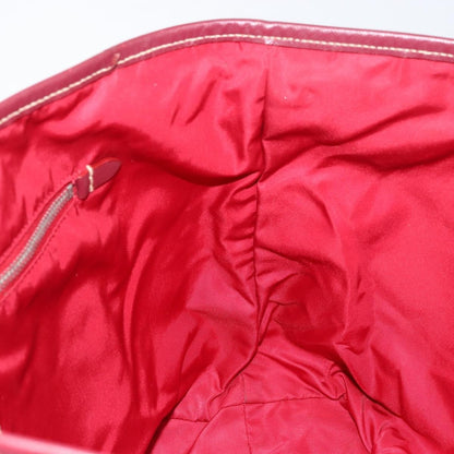Prada PRADA Tote Bag Nylon Pink Silver Authentic 151499