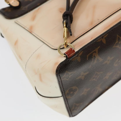 Louis Vuitton LOUIS VUITTON Monogram Vernis Hot Spring Snow Backpack White M53548 Authentic 99762 Bag