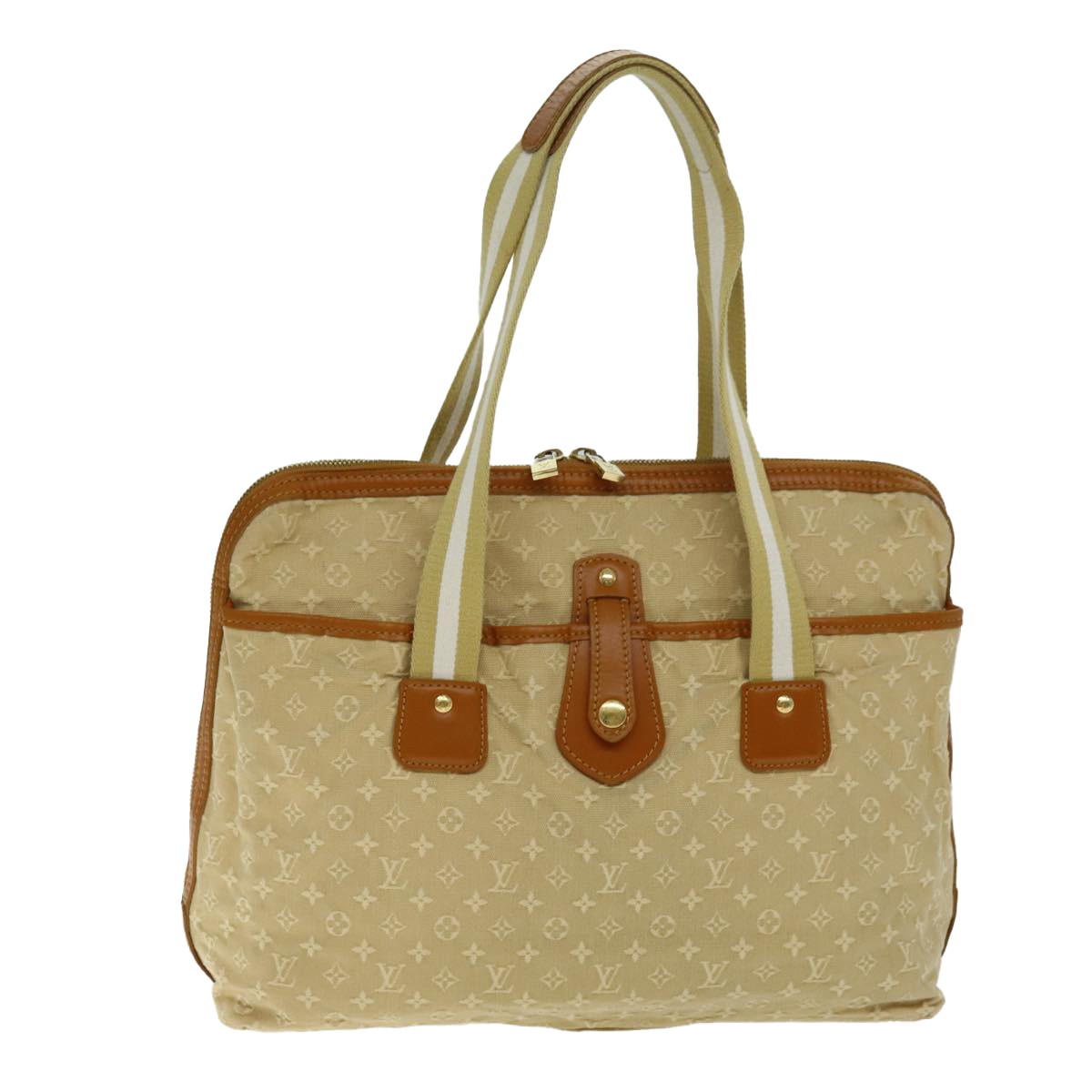 Louis Vuitton LOUIS VUITTON Monogram Mini Kabamari Kate Tote Bag Beige M92492 LV Authentic 73754