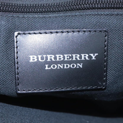 Burberry BURBERRY Shoulder Bag Leather White Silver Authentic BA2015