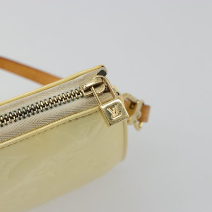 Louis Vuitton LOUIS VUITTON Monogram Vernis Lexington Pouch Beige M91010 LV Authentic mr2421 Bag