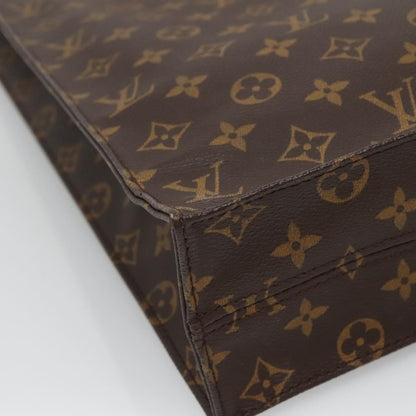 Louis Vuitton LOUIS VUITTON Monogram Sac Plat Hand Bag M51140 LV Authentic 132837