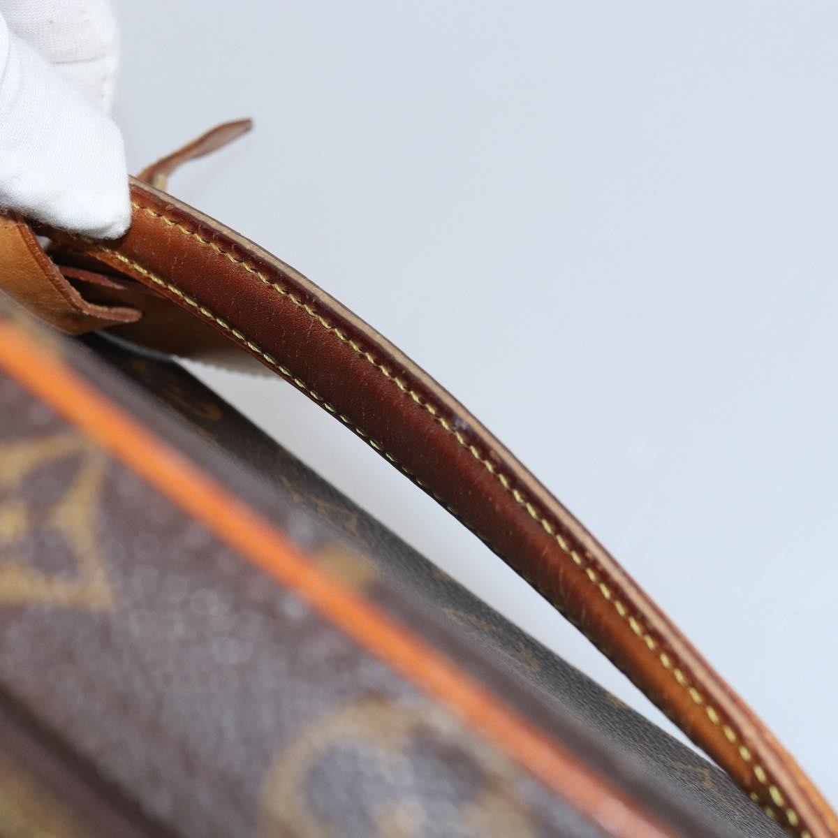 Louis Vuitton LOUIS VUITTON Monogram Nice Hand Bag M47280 LV Authentic 157865