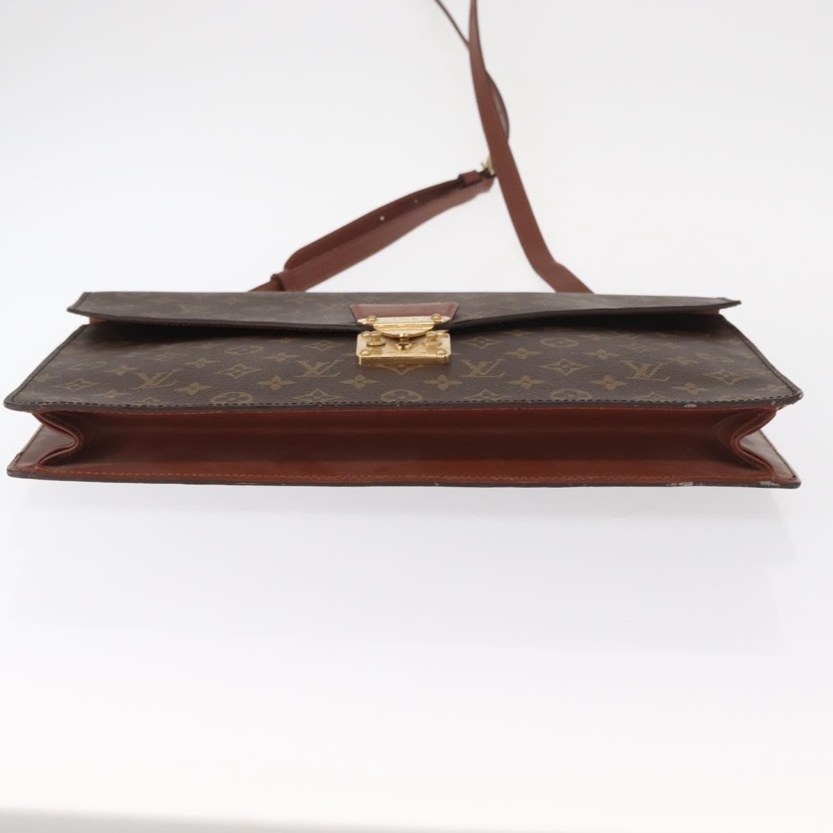 Louis Vuitton LOUIS VUITTON Monogram Porte Documents Bandouliere Bag M53338 LV Authentic 150924