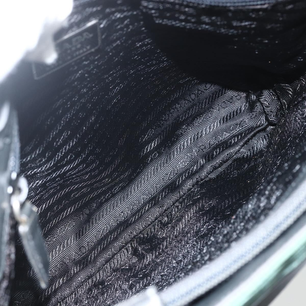 Prada PRADA Tote Bag Nylon Green Silver Authentic 155085