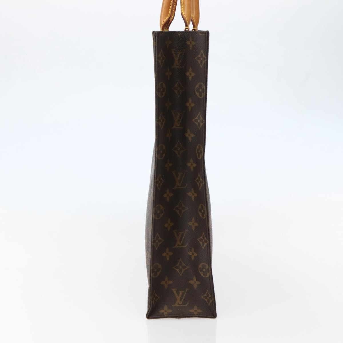 Louis Vuitton LOUIS VUITTON Monogram Sac Plat Hand Bag M51140 LV Authentic 143141