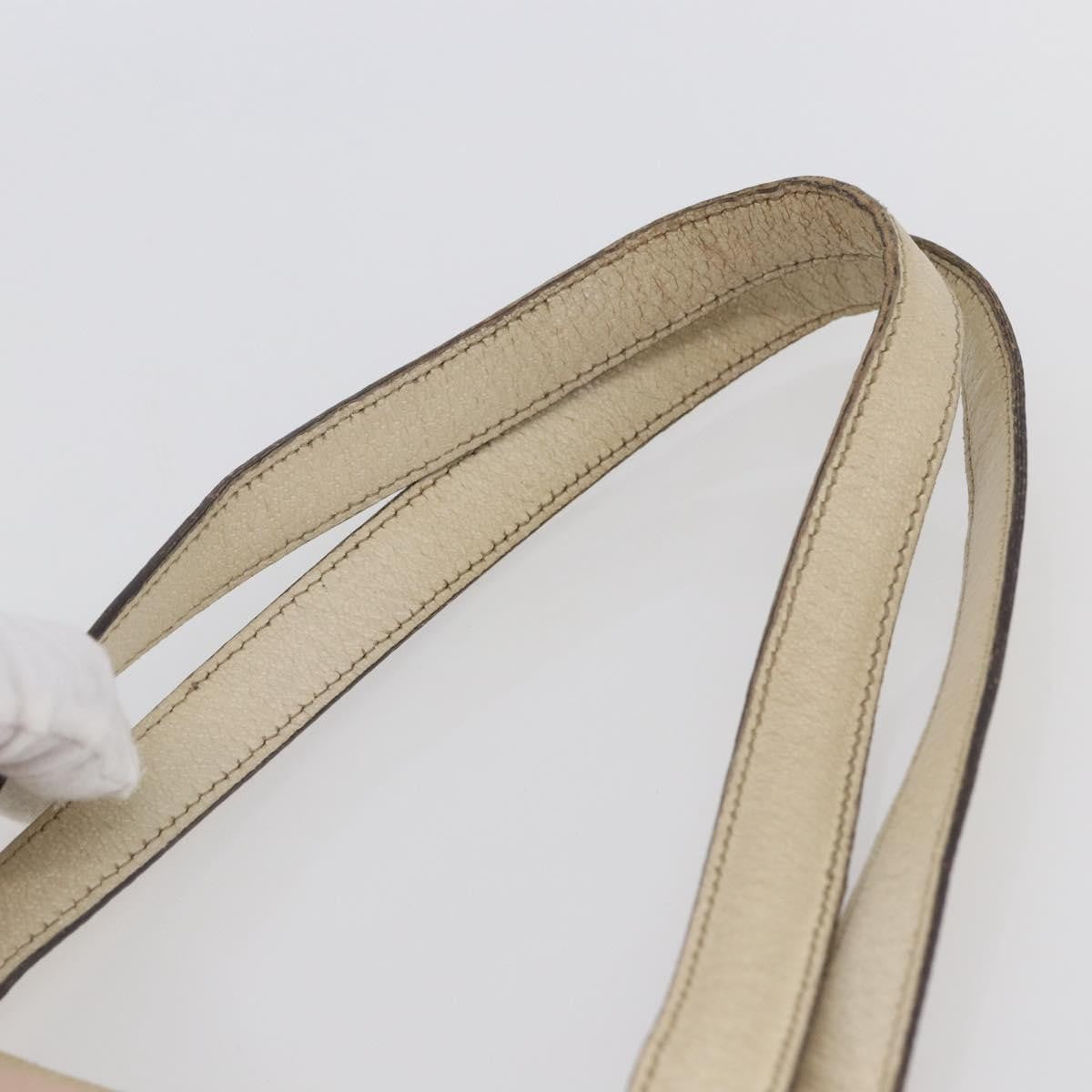 Gucci GUCCI GG Canvas Sherry Line Tote Bag Pink Gold 137396 Authentic 144533
