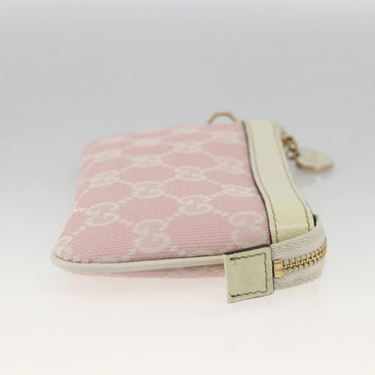 Gucci GUCCI GG Canvas Pouch Pink Gold Authentic BAZ875A Bag