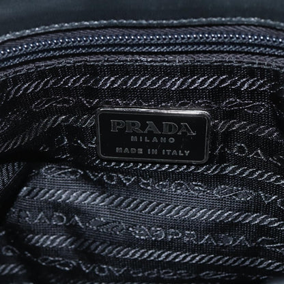 Prada PRADA Tote Bag Nylon Green Silver Authentic 155085