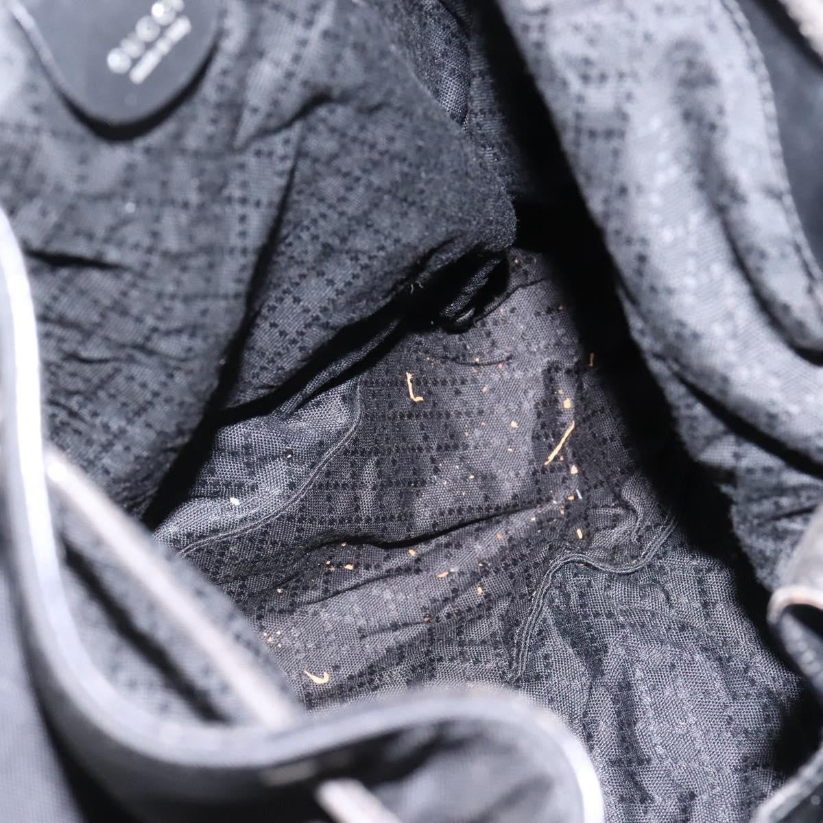 Gucci GUCCI Backpack Nylon Black Authentic 117288 Bag