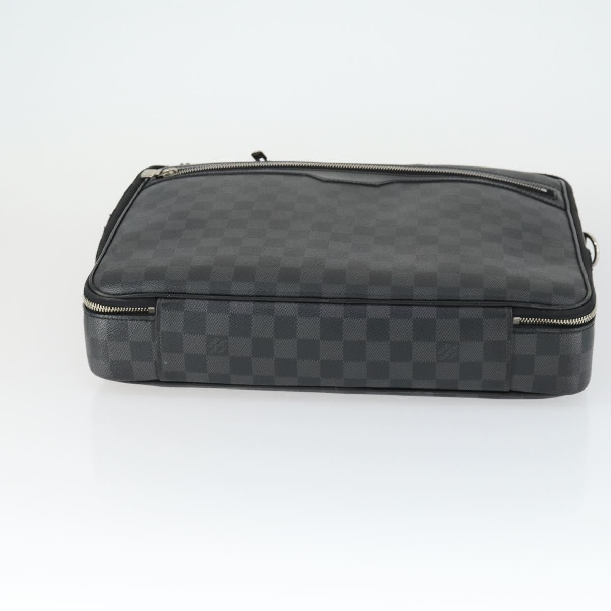 Louis Vuitton LOUIS VUITTON Damier Grafitte Steve Business Bag 2way N58030 LV Authentic ka2281